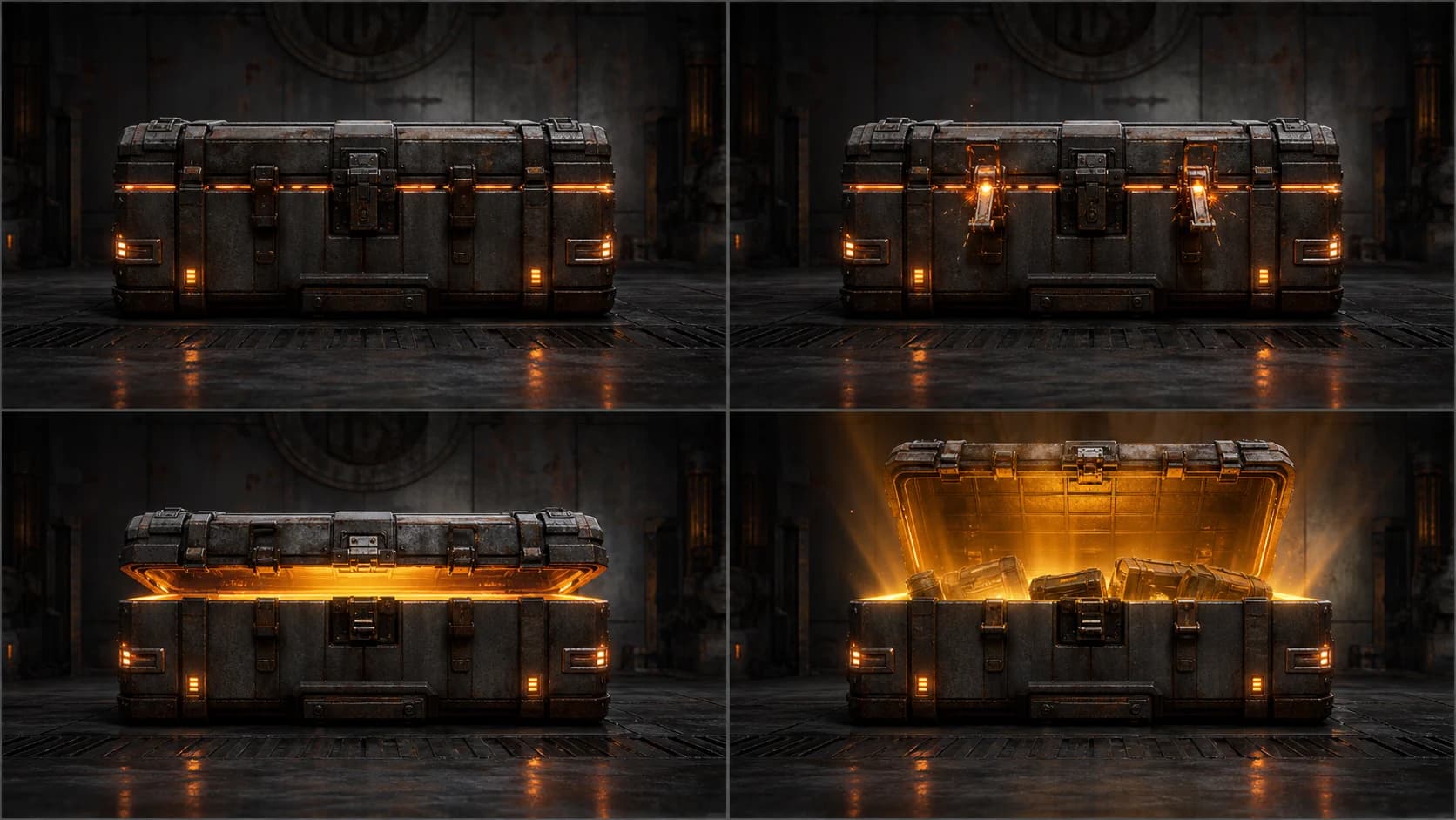 Interface de coffre interactif de Custom Rewards